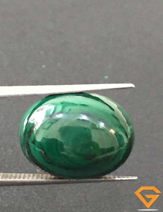 16.54 ct Natural Certified Malachite stone
